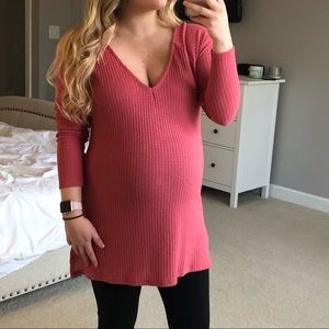 Pink maternity thermal